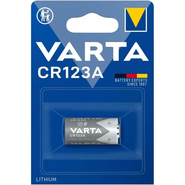 Літієва батарейка Varta CR 123A BLI 1 Lithium